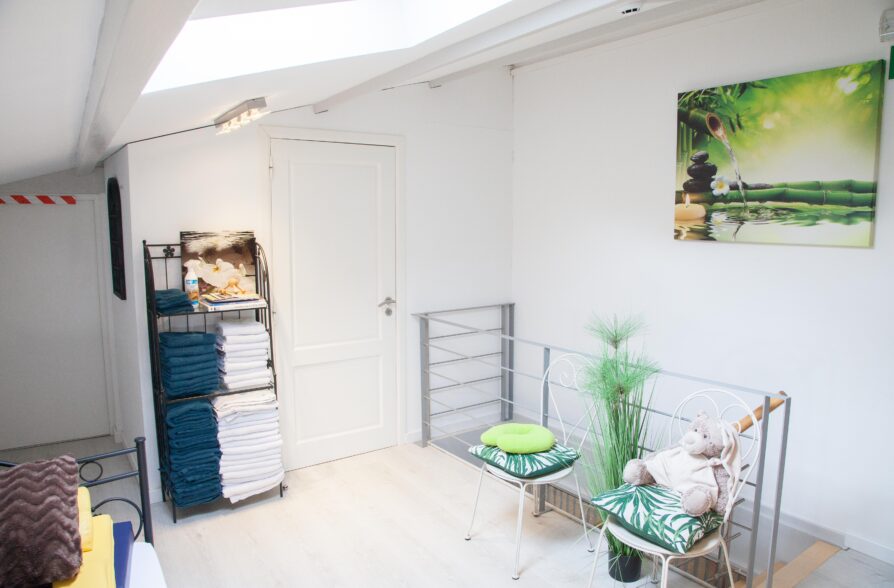 De infra-rode sauna en het wellnesscentrum
